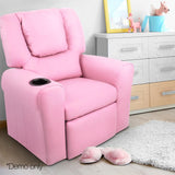 Lazy Boy Reclining Arm Chair - Pink