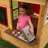 KidKraft Modern Outdoor Wooden Cubby Playhouse