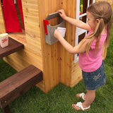 KidKraft Modern Outdoor Wooden Cubby Playhouse