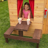 KidKraft Modern Outdoor Wooden Cubby Playhouse