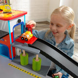 KidKraft Freeway Frenzy Raceway Set and Table with EZ Kraft