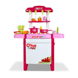 Mini Chef Kitchen & Cookware Set - Pink