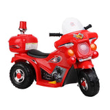 Patrol Electric Ride on Motorbike - Red