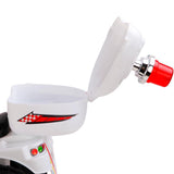 Patrol Electric Ride on Motorbike - White