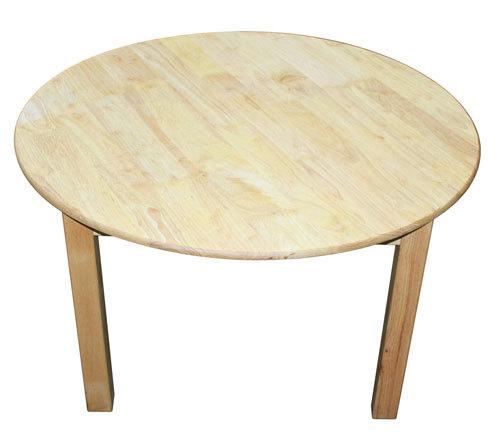 Qtoys Rubber Wood Round Table - Large