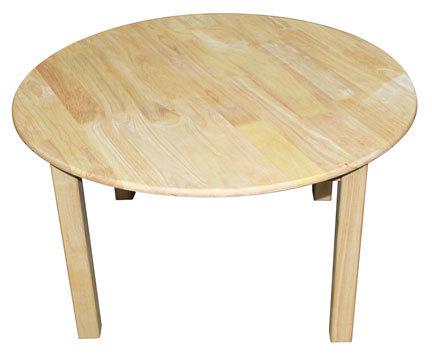 Qtoys Rubber Wood Round Table - Medium