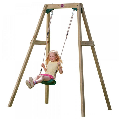 Plum Wooden Single Swing Seat - Swing and Play - 1