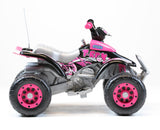 peg-perego Corral T-Rex Pink 12v Motorbike Ride On