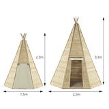 Plum Grand Wooden Teepee Hideaway 3.3m