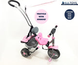 Steerable Tricycle With Canopy