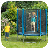 Plum 6ft Junior Trampoline & Enclosure - Blue - Swing and Play - 2